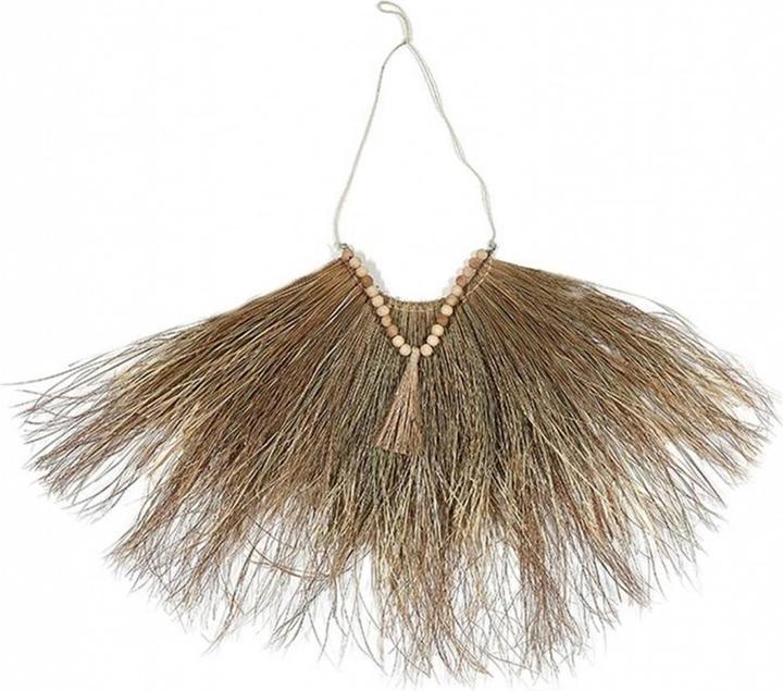 Produktbild Liv Interior Wanddekoration mit Perlen 78 x 52 cm, Palmenfaser (0.5 x 61 x 79 cm)
