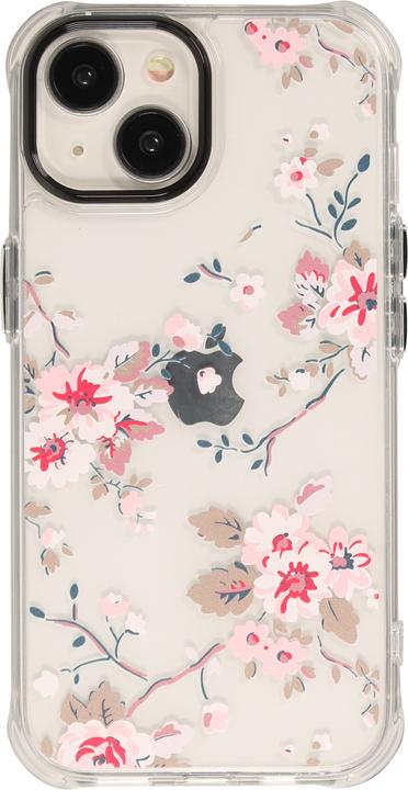 Produktbild PhoneLook Hülle Straffes Gummi Silikon mit verstärkten Ecken blühende Kirschblüte (Apple iPhone 15)