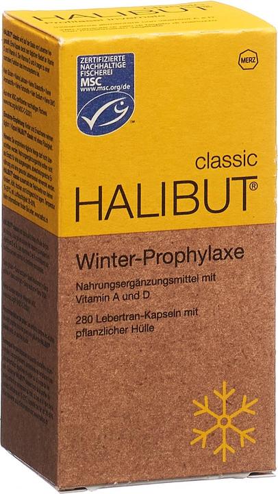 Image du produit Halibut Capsules de vitamines A et D (280 pièce(s), Capsules, 107 g)