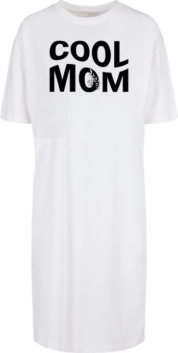 Merchcode Ladies Mothers Day - Cool mom Organic Oversized Slit Dress - 118807