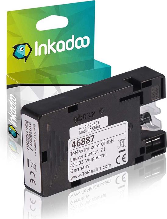 Immagine prodotto Inkadoo cartuccia d'inchiostro compatibile come sostituto di Canon PGI-1500XL adatta a Canon Maxify MB 2000 (C)