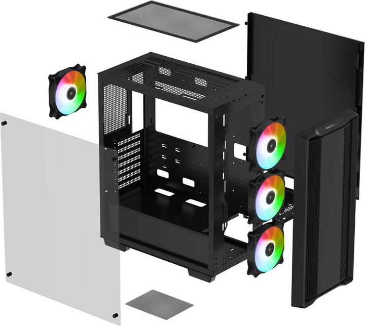 Actual product image Deepcool CC560 ARGB V2 bk (ATX, Mini-ITX, mATX)