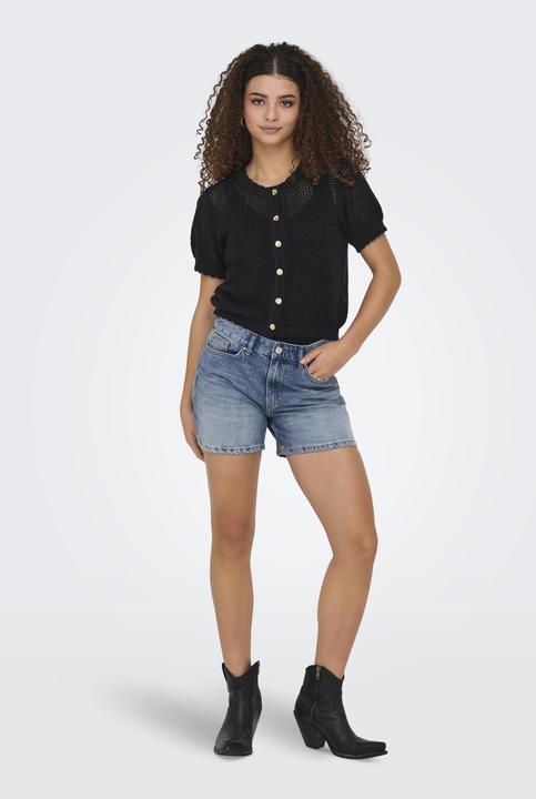 Image du produit Only ONLELLA Mittlere Taille Normal geschnitten Jeans-Shorts Jeans-Shorts (XS)