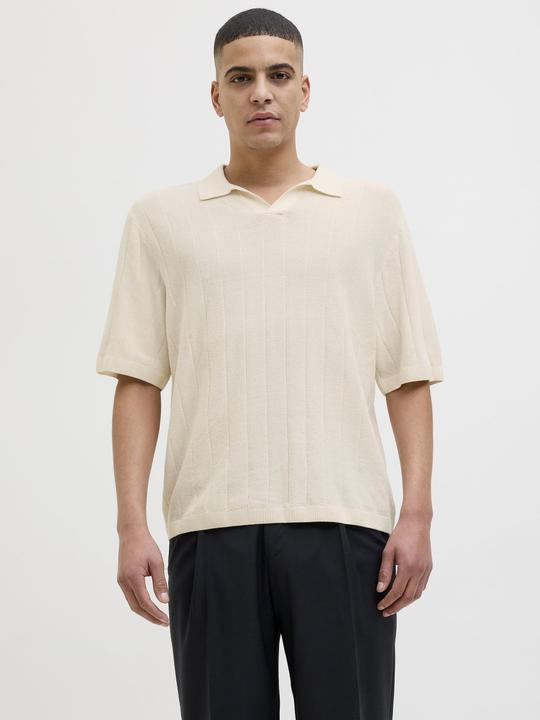 Actual product image Jack & Jones Jorvarenna Knit Ss Split Neck (L)