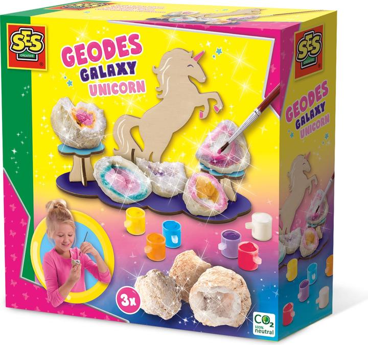 Actual product image Ses Creative Geode Unicorns Galaxy