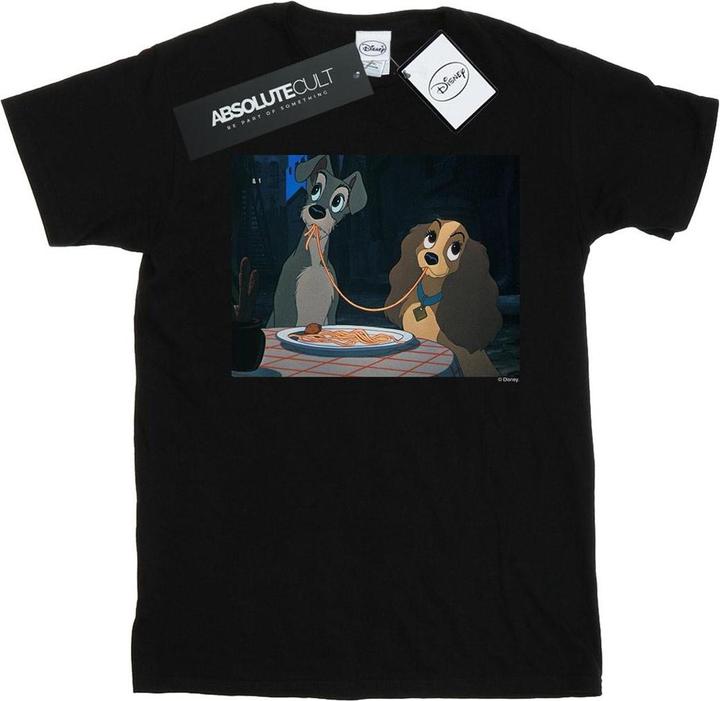 Immagine prodotto Disney Lady And The Tramp Spaghetti Slurp Maglietta Ragazze (140, 146)