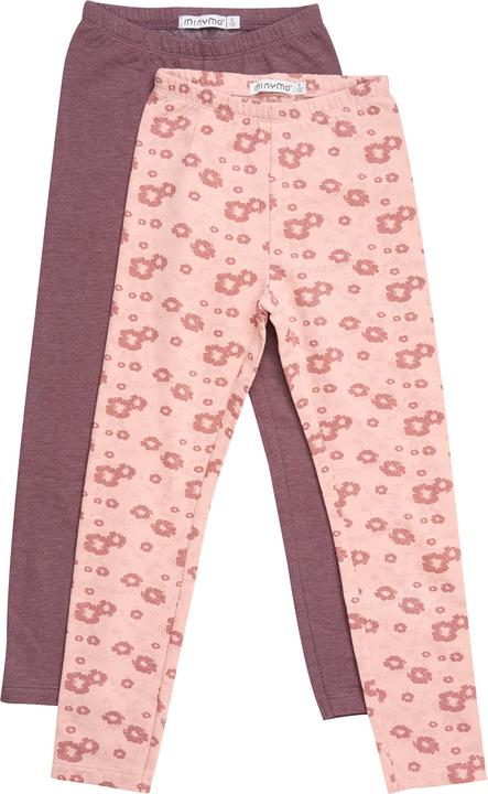 Minymo Kid's Sweat Leggings with AOP (2-Pack)