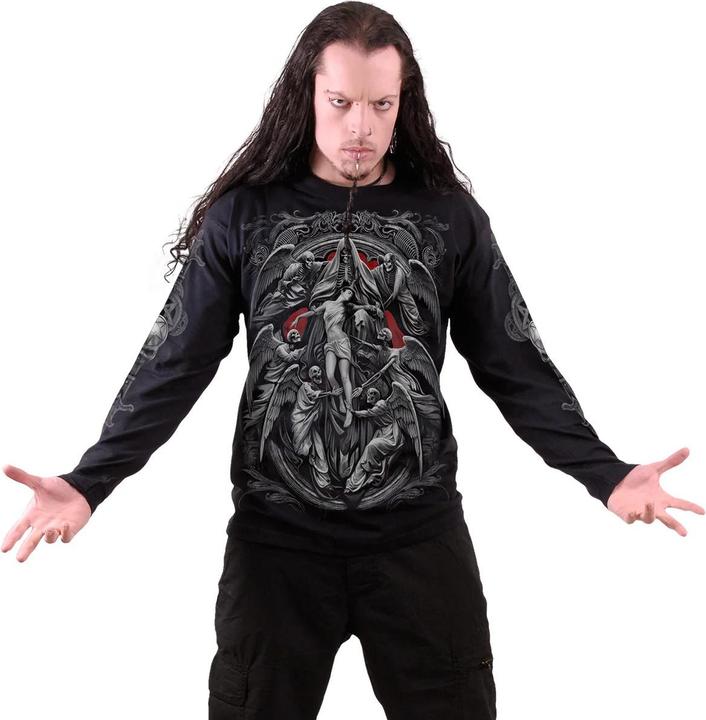 Actual product image Spiral Unisex Adult Reaper's Door Long-Sleeved T-Shirt (XL)