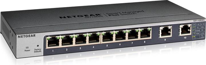 Image du produit Netgear Gs110emx (10 ports)