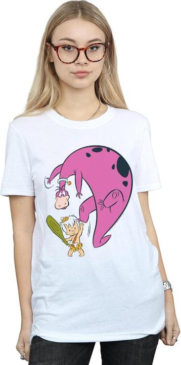 Immagine prodotto The Flintstones Bamm Bamm And Dino Maglietta Ampia Donna (L)
