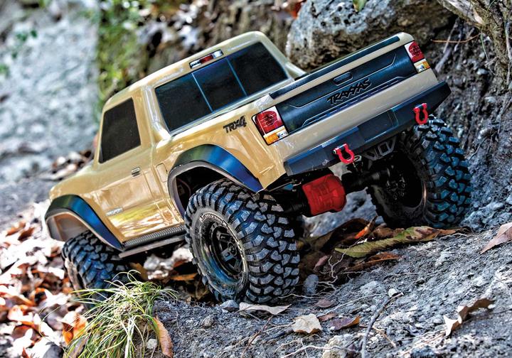 Immagine prodotto Traxxas Trx-4 Sport 4x4 Tan 1/10 Scale-Crawler Rtr Brushed, Clipless, Ohne Akku Und Ladegerät (RTR pronto all'uso)