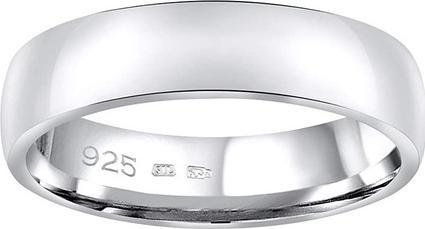 Silvego Wedding silver ring Poesia for men and women QRG4104M - Circuit: 49 mm (49, 925 Silber)