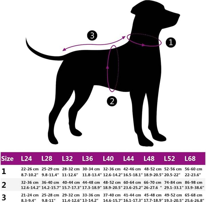 Produktbild VidaXL Hundemantel mit Geschirr Wasserdicht Reflektierend (32, Hundemantel)