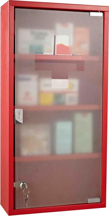 Immagine prodotto Homcom Armadietto dei medicinali con serratura (30 x 12 x 60 cm)