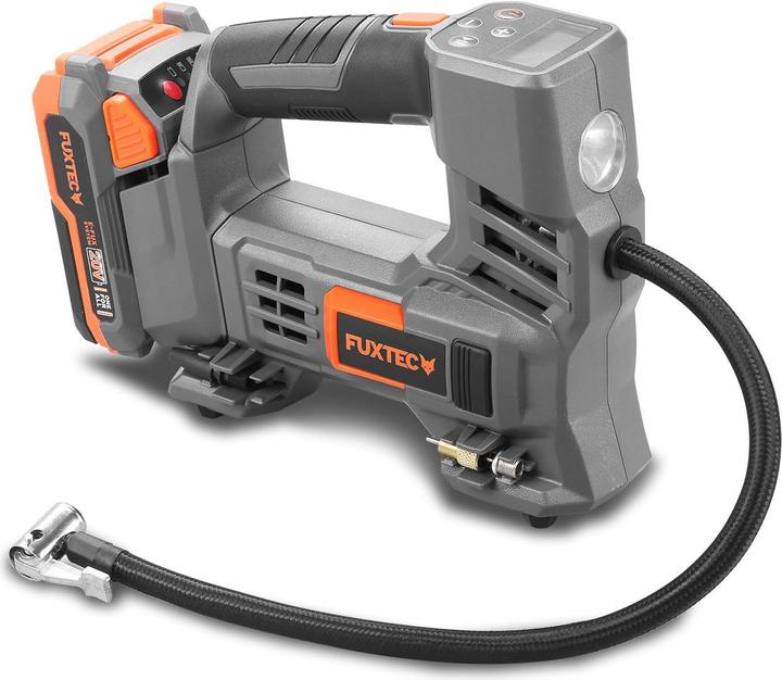 Produktbild Fuxtec 20V Akku Kompressor FX-E1CI20 SET mit 1 x Akku 2Ah, 1 x Ladegerät 1A