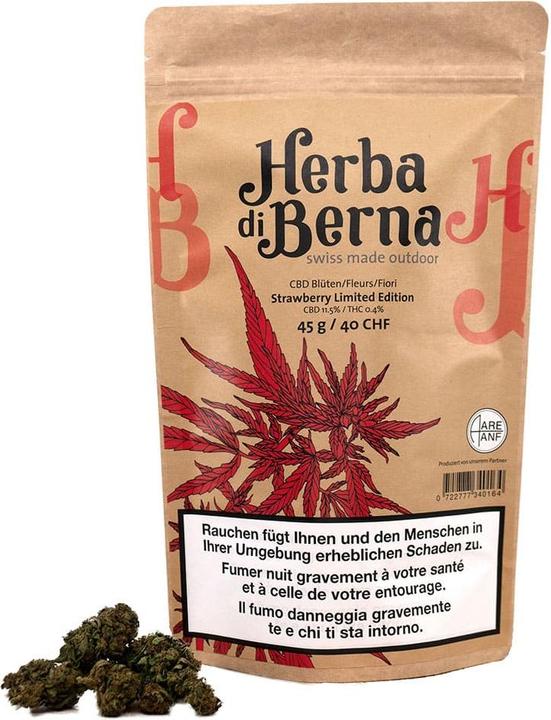 Immagine prodotto Herba di Berna Fragola all'aperto in edizione limitata (45 g, Esterno)