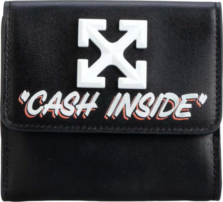 Off Cash Inside Jitney French Leder Brieftasche