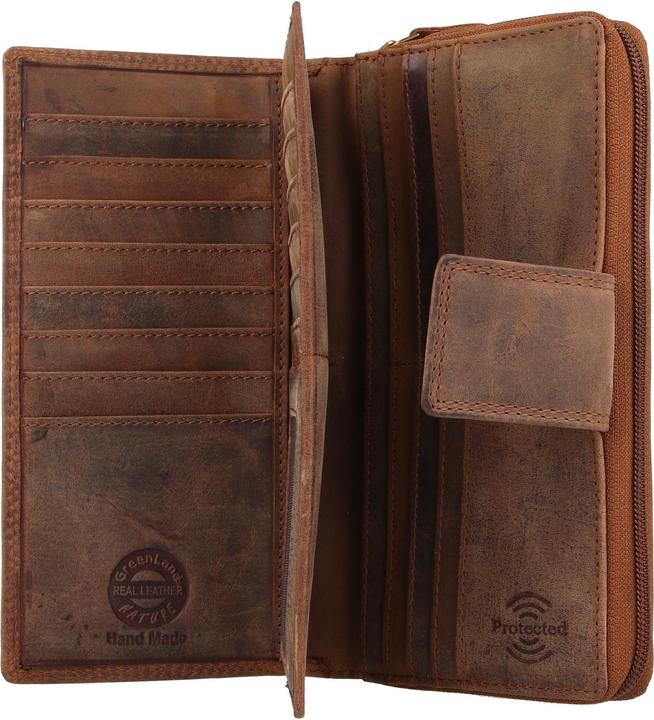 Immagine prodotto Greenland Nature Portafoglio Montenegro RFID in pelle 9,5 cm