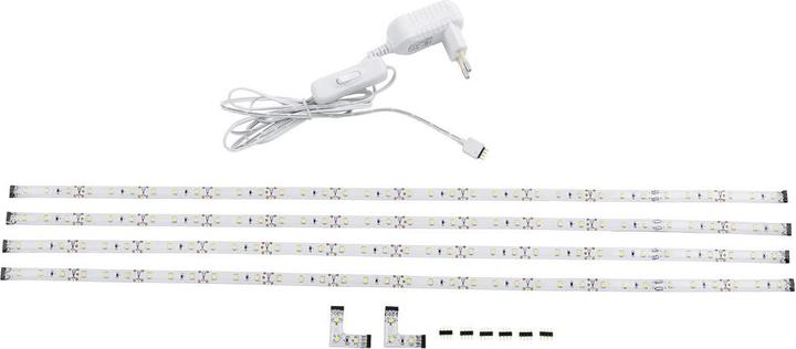 Produktbild micasa LED Stripes Flex weiss 4x60cm (240 cm)