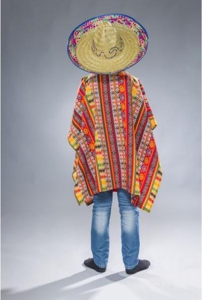 Immagine prodotto Festartikel Müller Poncho messicano per bambini: taglia 140/152 (Taglia unica)