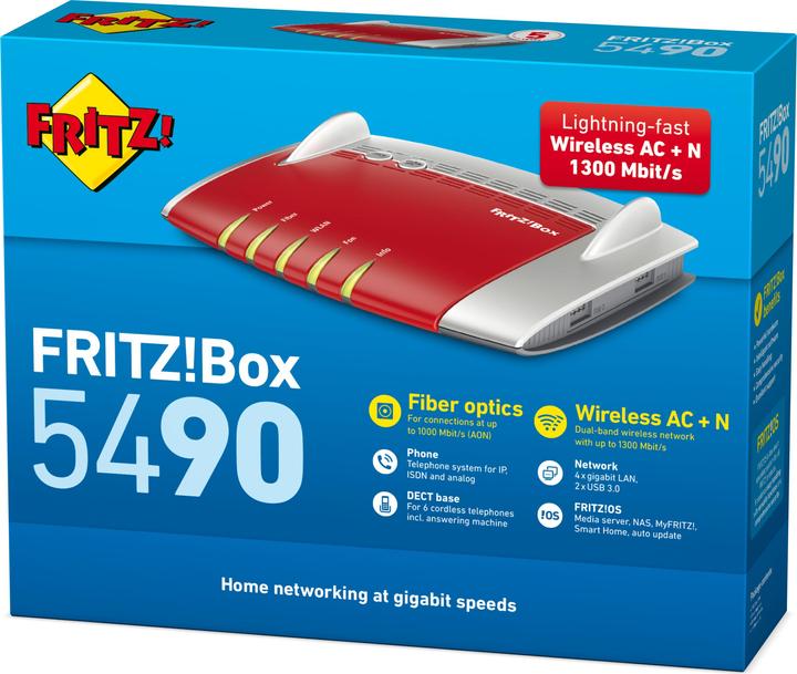 Produktbild AVM FRITZ!Box 5490 Fiber