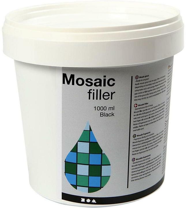 Image du produit Creativ Company Mastic de jointoiement pour mosaïque 1000 ml de mastic, noir