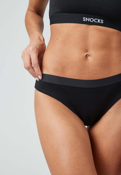 Image du produit Snocks Slip brésilien avec ceinture élastique (S, Lot de 3)