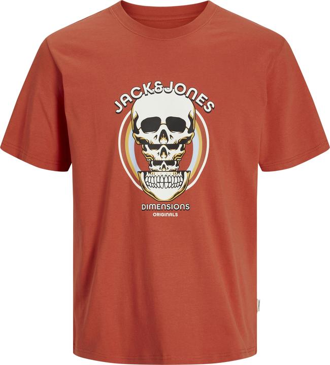 Jack & Jones Joranatomy Skull Tee Ss Crew Neck Ln
