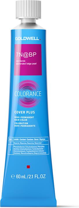 Image du produit Goldwell Colorance Tube Demi-Permanente (7N@BP blond moyen elumenated beige pearl)