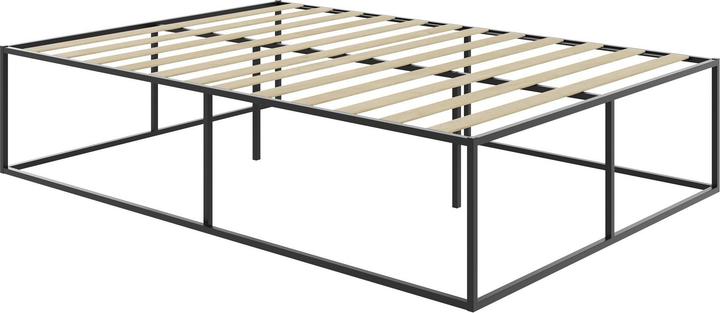 Produktbild tectake Metallrahmenbett Kyoto mit Lattenrost, 250 kg (200 x 140 cm)