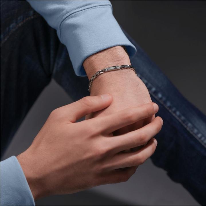 Immagine prodotto Police Bracciale a spirale (21 cm, Acciaio inossidabile)