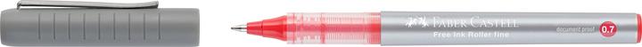 Actual product image Faber-Castell FREE INK - Roller (Red, Silver, Transparent, 1 x)