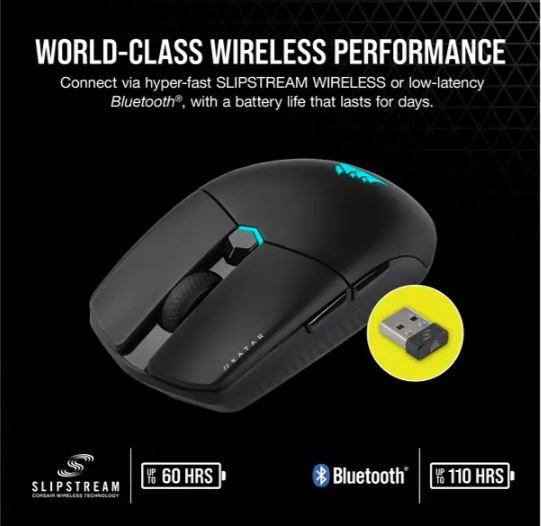 Produktbild Corsair Katar Elite RGB (Kabellos)