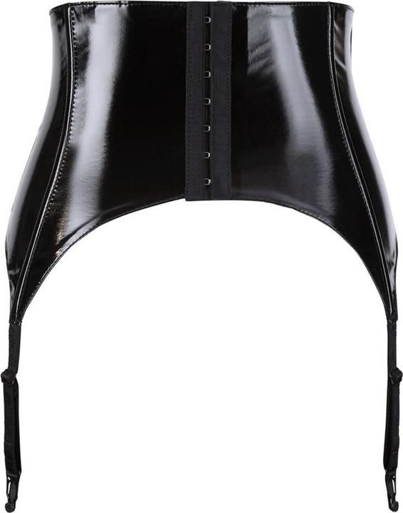 Actual product image Black Level Vinyl Suspender Belt L (L)