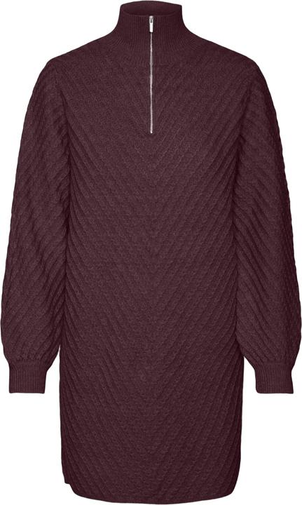 Vero Moda VMANJASTINNA HIGHNECK ZIP DRESS GA EXC Strickkleid
