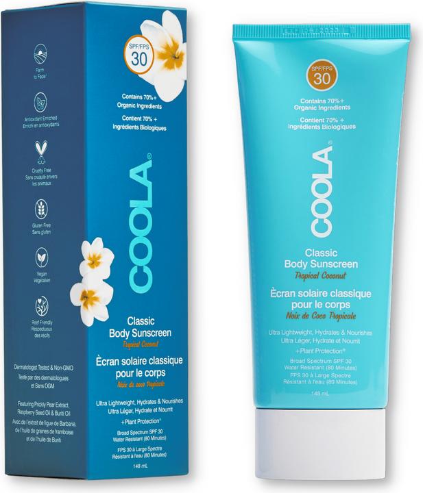 Image du produit Coola Suncare Classic Lotion Tropical Coconut (Crème solaire visage, SPF 30, 148 ml, 148 g)