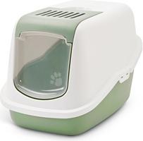 Actual product image Savic kattenbak nestor botanical groen (Cat litter box closed)