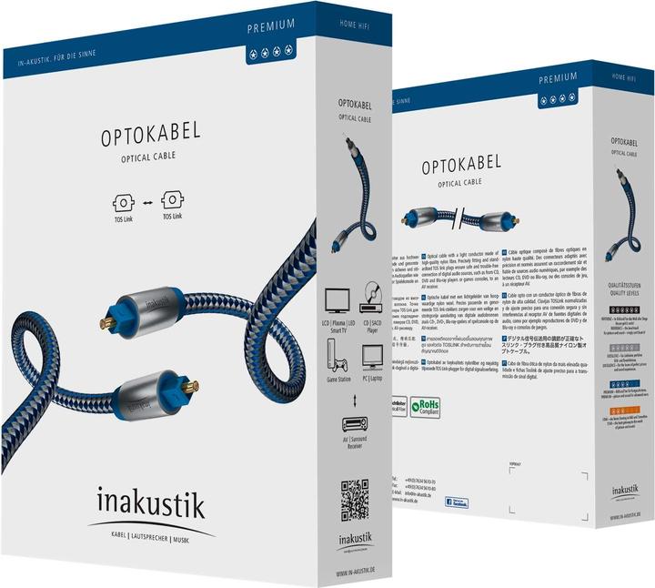 Immagine prodotto Inakustik Cavo audio ottico Premium (3 m, Ottico)