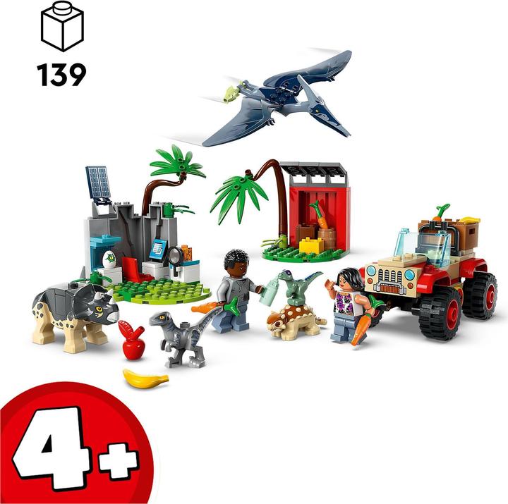 Produktbild LEGO Rettungszentrum für Baby-Dinos (76963, LEGO Jurassic World)