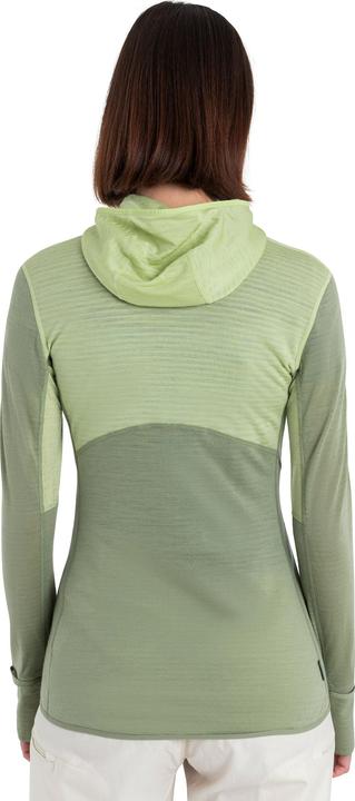 Image du produit Icebreaker Sweat à capuche zippé Realfleece Descender L/S pour femme (XL)