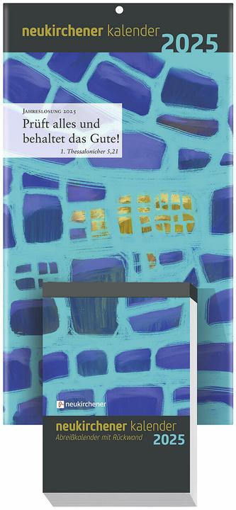 Produktbild Kalender 2025 - Abreisskalender mit Rückwand (Harter Einband, Deutsch)