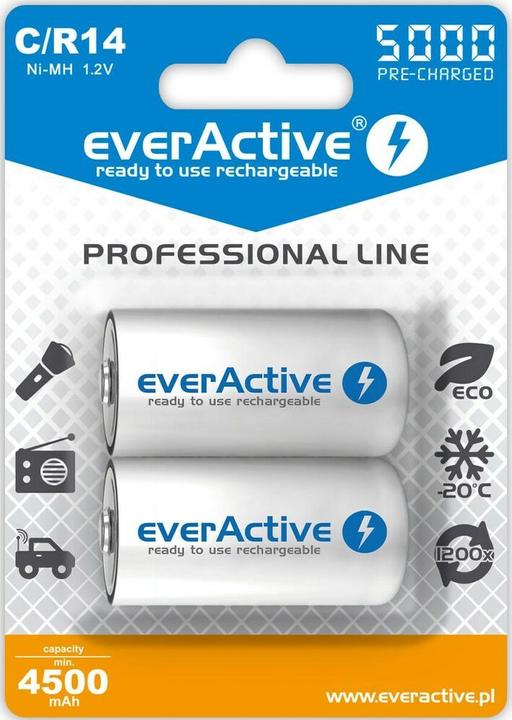 Everactive EVHRL14-5000 (2 pz., C, 5000 mAh)