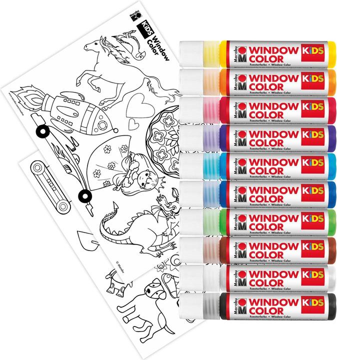 Produktbild Marabu Window Color Fun & Fancy (Multicolor, 250 ml)
