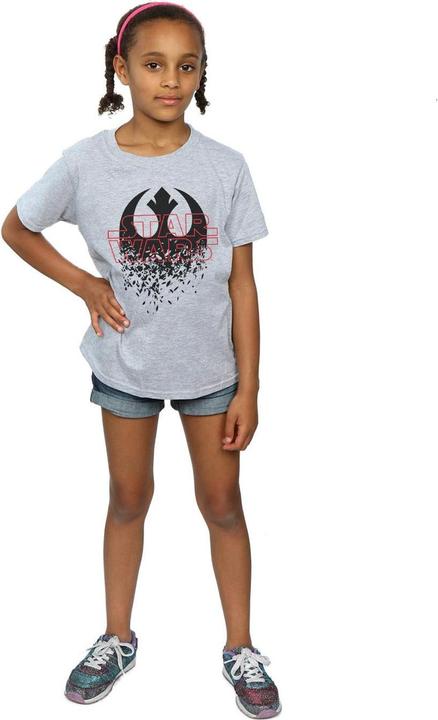 Produktbild Star Wars The Last Jedi Shattered Emblem TShirt Mädchen (152, 158)