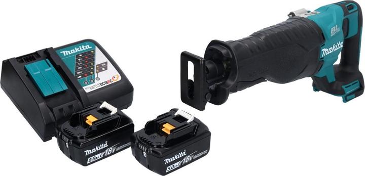 Immagine prodotto Makita DJR 187 RT Batteria Seghetto alternativo 18 V Brushless + 2x Batteria 5.0 Ah + Caricabatterie