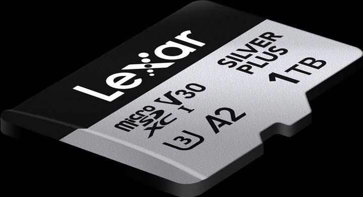 Actual product image Lexar Professional Silver Plus (1000 GB, microSDXC, U3, UHS-I)