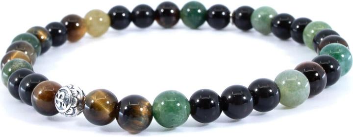 Produktbild Balibay Babylas (20.50 cm, 925 Sterling Silber, Edelstein, Falkenauge, Tigerauge, Achat, Turmalin)