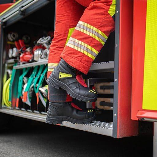 Produktbild Haix Feuerwehrstiefel "Fire Eagle Pro" 507511 mit Schnittschutz 38 (38)