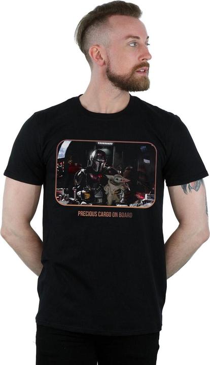 Immagine prodotto Star Wars The Mandalorian Precious Cargo Maglietta Uomo (L)