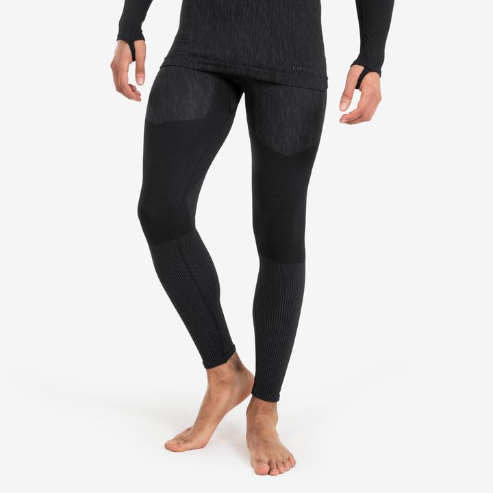 Actual product image Kipsta Women's/men's football functional tights - Keepdry black (XS)